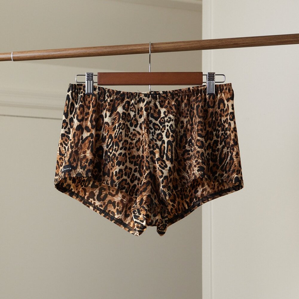 Leopard Derby Skinz Athletic Shorts
